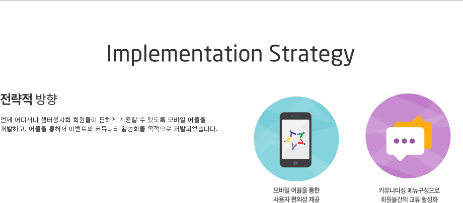 샘터봉사회 — 프로젝트 화면 3