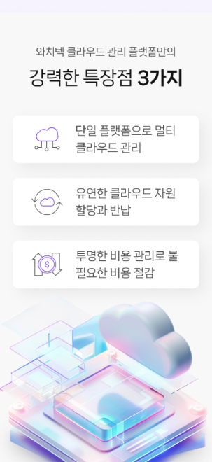 와치텍 공식 웹사이트 리뉴얼