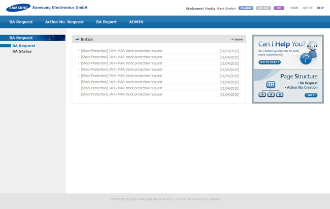 삼성SDS EU-BA Chargeback 관리시스템 개발 썸네일