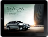 르노삼성자동차 NEW QM5 디지털브로셔 태블릿PC 앱 개발 썸네일